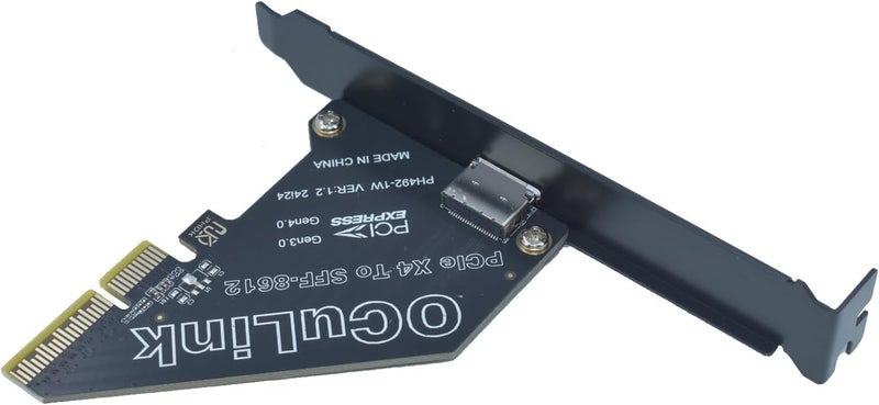 LetLinkSo PCIe 4.0 x4 to Oculink External SFF-8612 Adapter Card for eGPU Dock Mimi Pc - Image 2